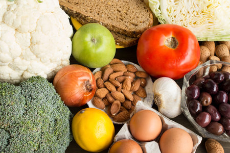 Healthy Food Recommended for Diabetes.の写真素材