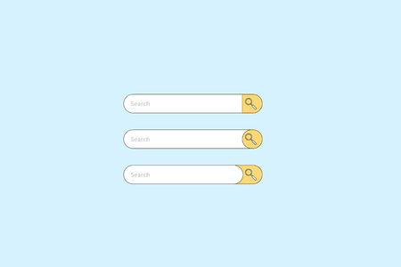 Search bar vector element design.のイラスト素材