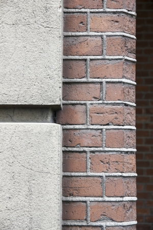 Background of brick wall textureの写真素材