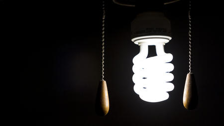 Fluorescent lighting, low consume, green care environment, low energy consume, ecologic, less,care の写真素材
