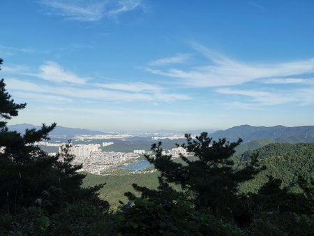 Hiking to the Aspan mountain in Daegu