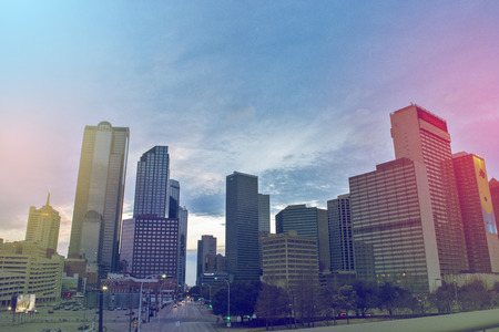Dallas Skyline buildingsのeditorial素材