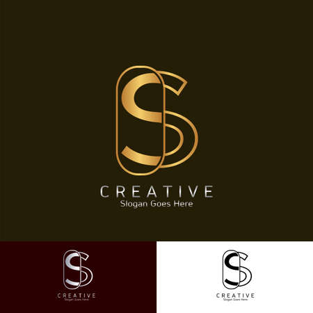 Modern  Letter S Vector Template Design for Brand Identityのイラスト素材