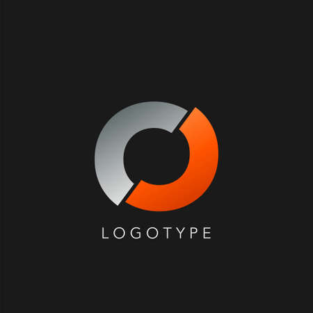 Abstract Initial Letter O   icon vector design template concept.のイラスト素材