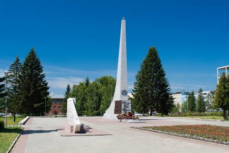 Town Square in Novoaltayskのeditorial素材