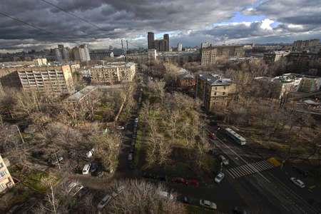 city ââfrom aboveの写真素材