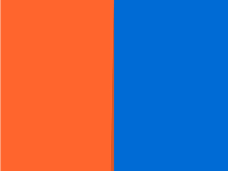 orange blue colorful soft paper pastel background, minimal flat lay style fashionable cosmetics pastel top view bannerのイラスト素材