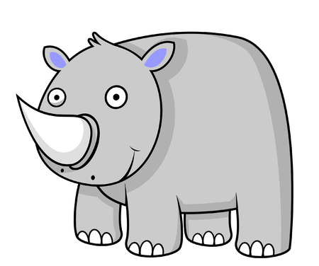 rhinoのイラスト素材