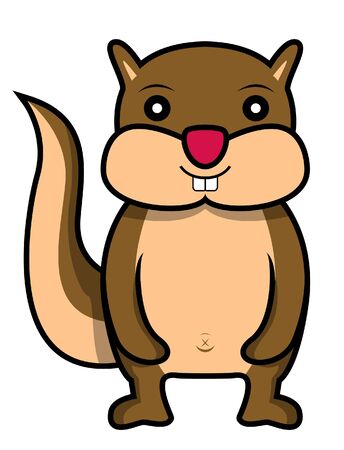 chipmunkのイラスト素材