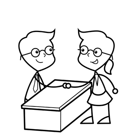 business cooperationのイラスト素材