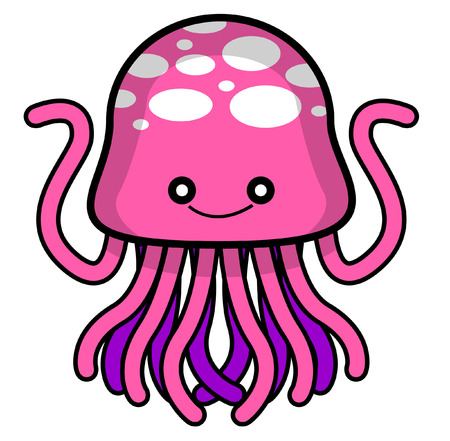 jelly fishのイラスト素材