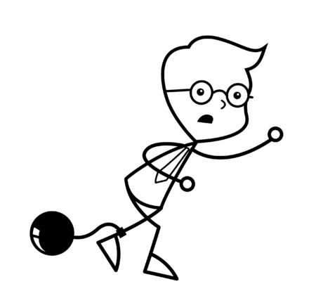 businessman chainのイラスト素材