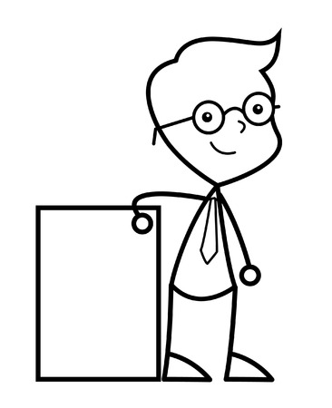 businessman bannerのイラスト素材