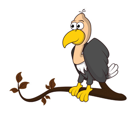 vulture treeのイラスト素材