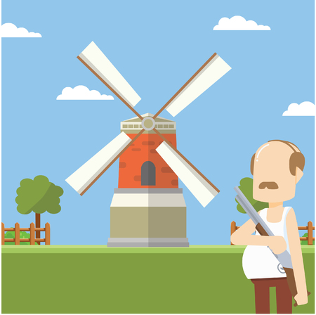 tour hollandのイラスト素材