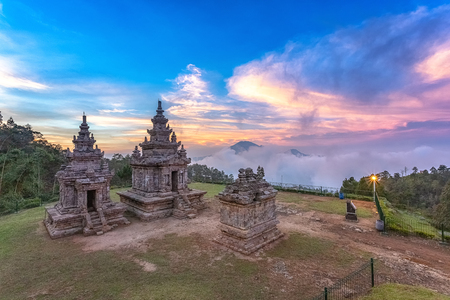 Photo Stock: Landscape Photography of Beautiful Temple when Sunriseの写真素材