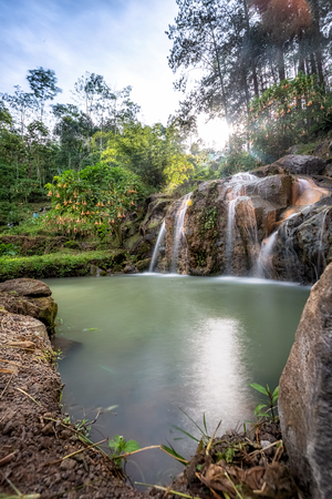 Photo Stock: Landscape Photography of Beautiful Waterfallの写真素材
