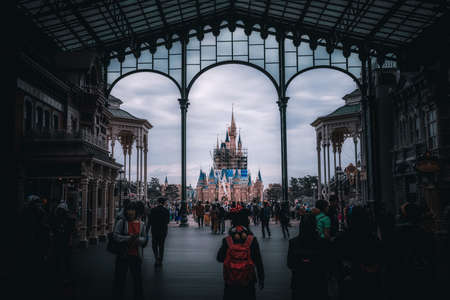 DisneyLand Tokyo,Japanのeditorial素材