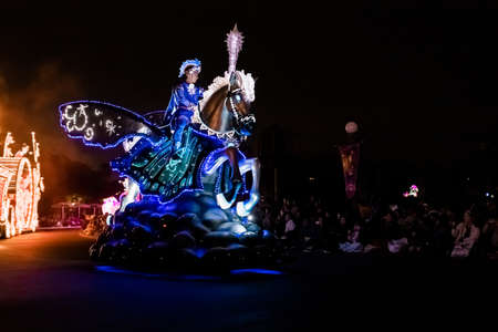 Disney Land Tokyo Night Paradeのeditorial素材