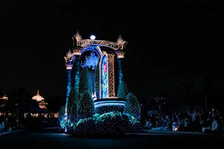 Disney Land Tokyo Night Paradeのeditorial素材
