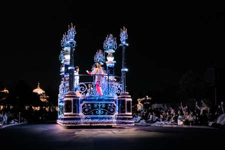Disney Land Tokyo Night Paradeのeditorial素材