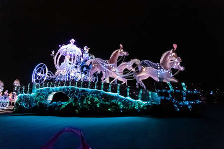 Disney Land Tokyo Night Paradeのeditorial素材