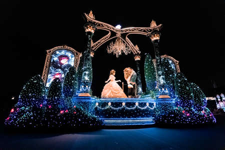 Disney Land Tokyo Night Paradeのeditorial素材