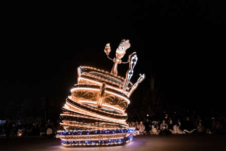 Disney Land Tokyo Night Paradeのeditorial素材