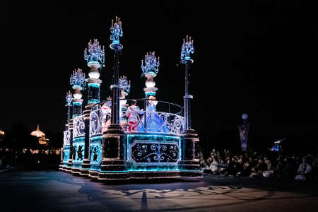 Disney Land Tokyo Night Paradeのeditorial素材