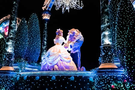 Disney Land Tokyo Night Paradeのeditorial素材