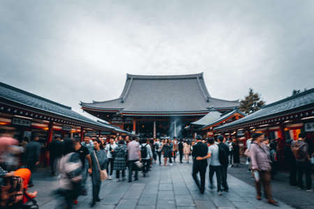 Sensoji Temple Tokyo, Japan. The oldest temple of Tokyoのeditorial素材