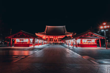 Sensoji Temple Tokyo, Japan. The oldest temple of Tokyoのeditorial素材