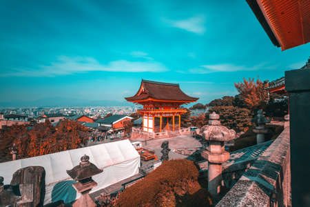 Central Golden Hall, Kofukuji Temple, Nara, Japanのeditorial素材