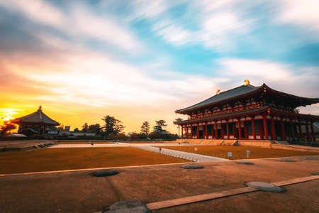 Central Golden Hall, Kofukuji Temple, Nara, Japanのeditorial素材