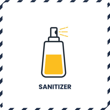 Wash Hand with Soap and Sanitizer, Safety Protocol for virusのイラスト素材