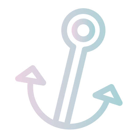 Vector - Anchor Icon. Vector Illustration.のイラスト素材