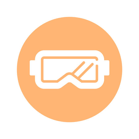 Vector - Orange Sport Icon. Vector Illustration.のイラスト素材