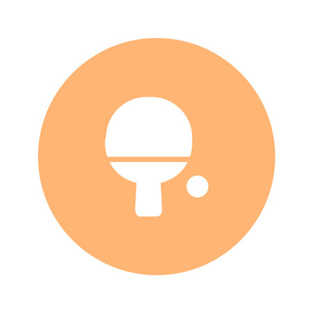 Vector - Orange Sport Icon. Vector Illustration.のイラスト素材