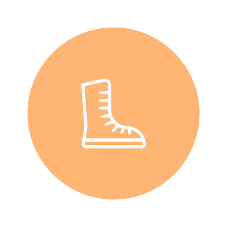 Vector - Orange Sport Icon. Vector Illustration.のイラスト素材