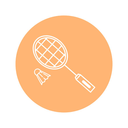 Vector - Orange Sport Icon. Vector Illustration.のイラスト素材