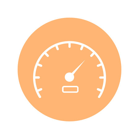 Vector - Orange Sport Icon. Vector Illustration.のイラスト素材