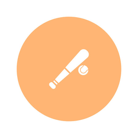 Vector - Orange Sport Icon. Vector Illustration.のイラスト素材