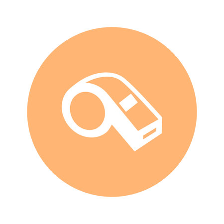 Vector - Orange Sport Icon. Vector Illustration.のイラスト素材