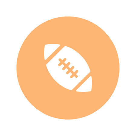 Vector - Orange Sport Icon. Vector Illustration.のイラスト素材