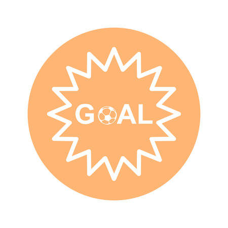 Vector - Orange Sport Icon. Vector Illustration.のイラスト素材