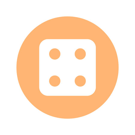 Vector - Orange Sport Icon. Vector Illustration.