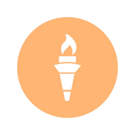 Vector - Orange Sport Icon. Vector Illustration.のイラスト素材