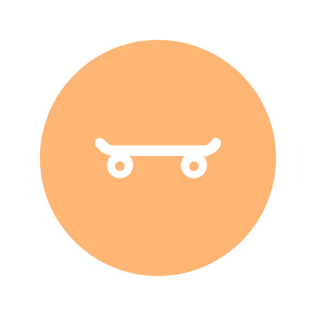 Vector - Orange Sport Icon. Vector Illustration.のイラスト素材