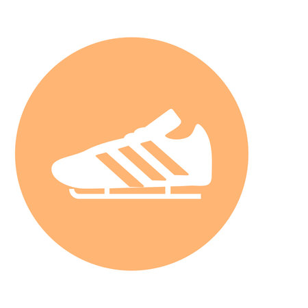 Vector - Orange Sport Icon. Vector Illustration.のイラスト素材