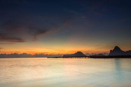 Sea Morning Lightの写真素材